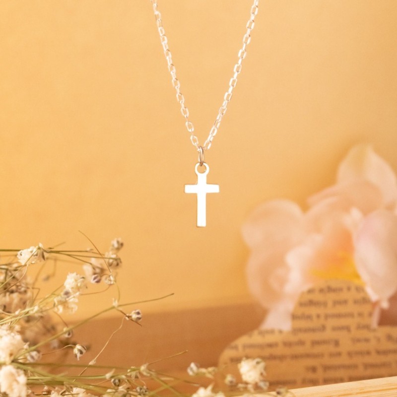 Cadena cruz mini