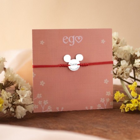 Hilo Minnie con nombre y fecha