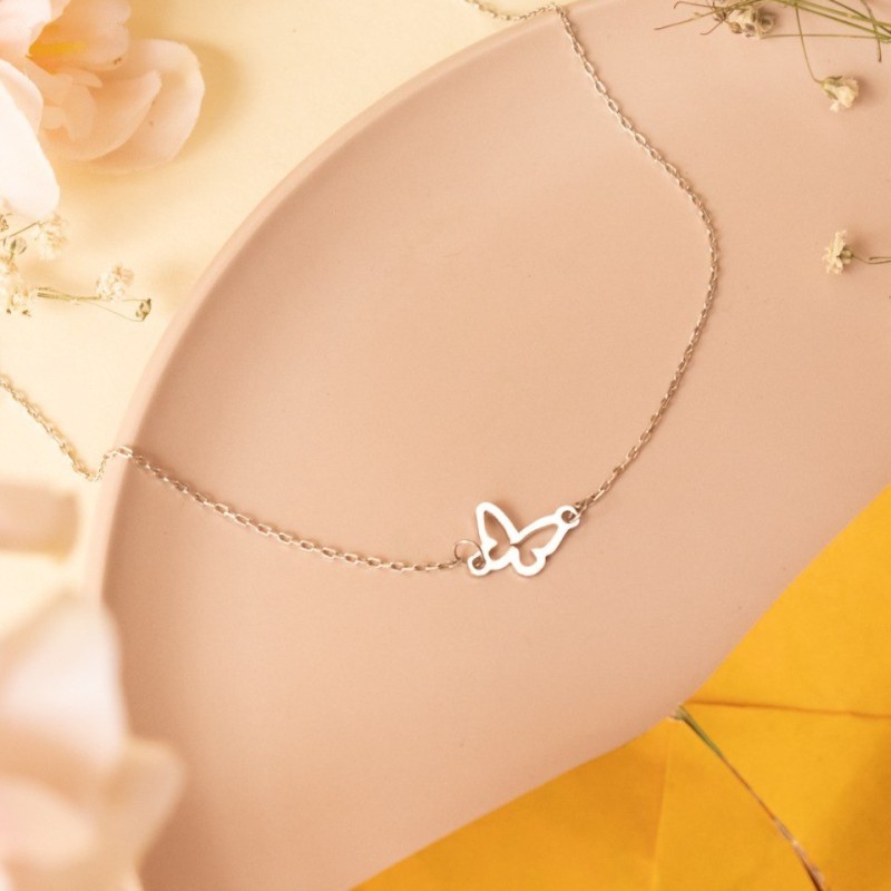 Cadena mariposa de lado