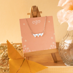 Cadena tres corazones con...