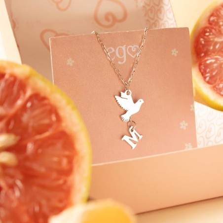 Cadena paloma e inicial