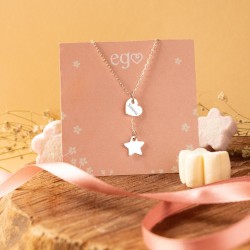 Cadena corazón y estrella