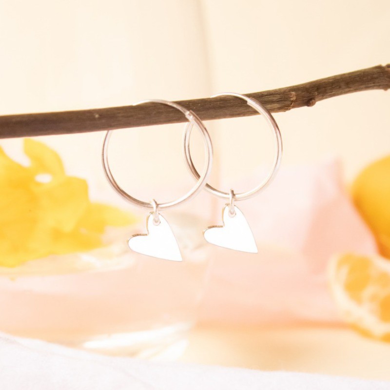 Aros de Corazón Hanna