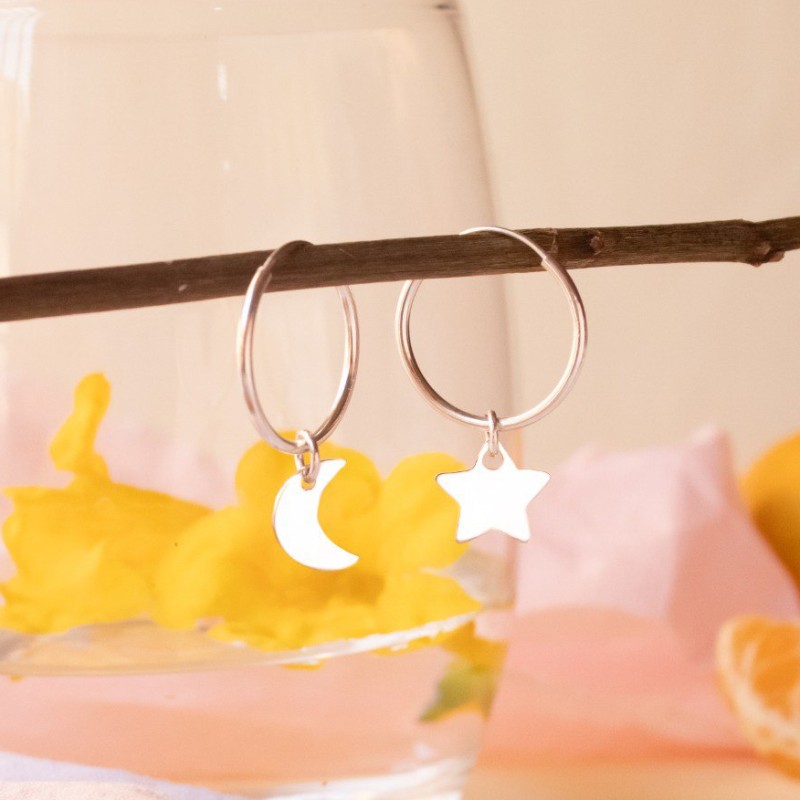 Aros de Luna y Estrella