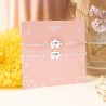 Duo de pulseras  puzzle con iniciales y corazón