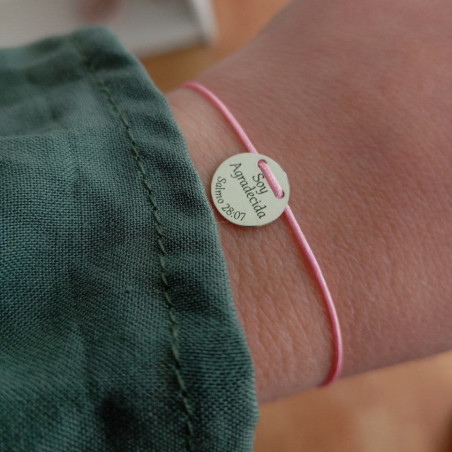 Pulsera ajustable con versículos