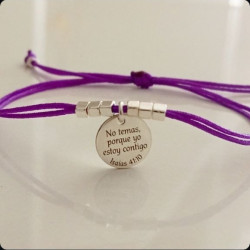 Pulsera ajustable con versículos