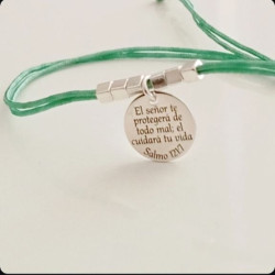 Pulsera ajustable con versículos