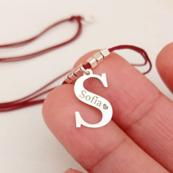 Collar de incial con nombre