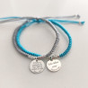 Pulsera ajustable con versiculo