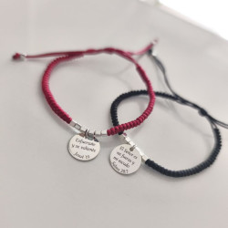 Pulsera ajustable con versiculo